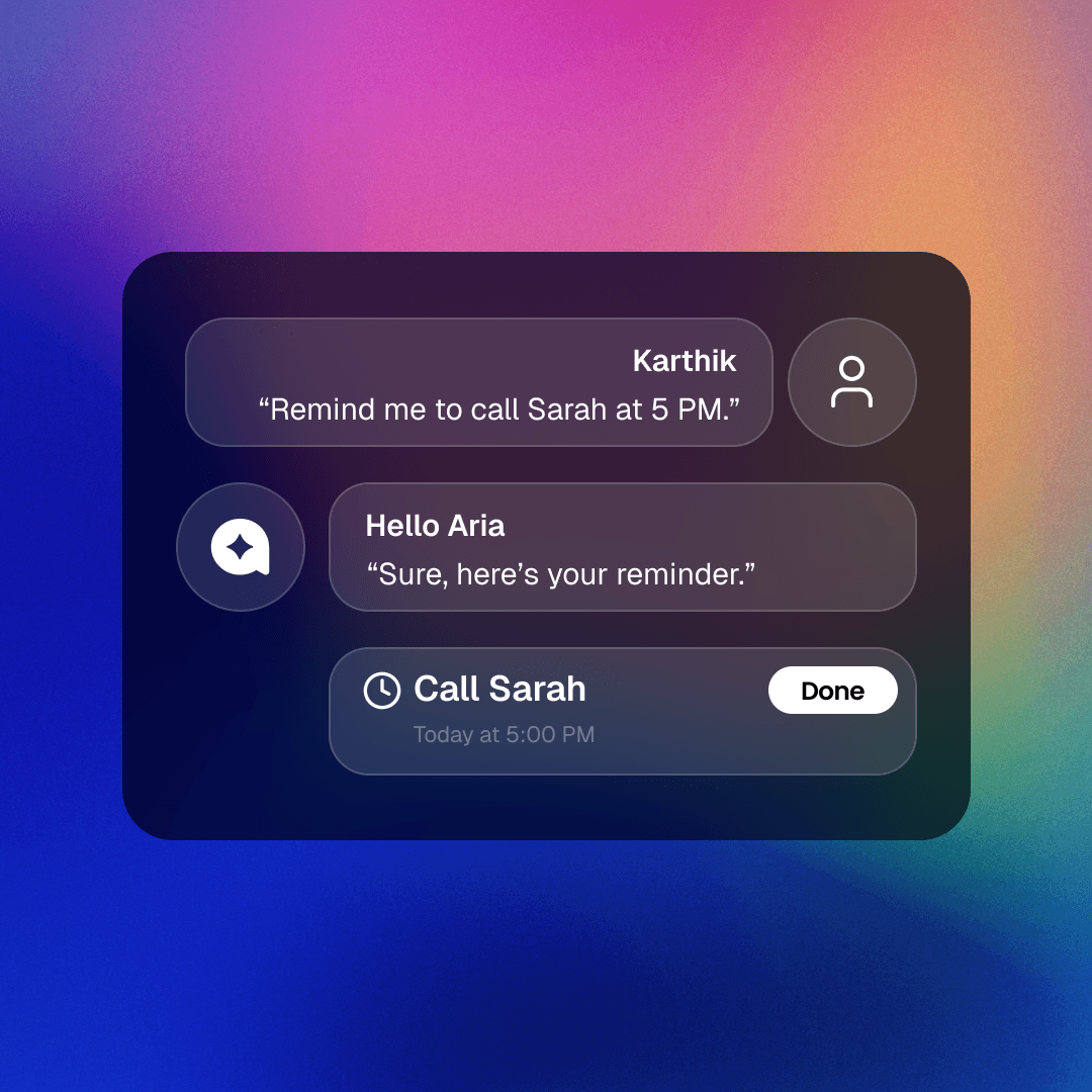 Seamless conversations