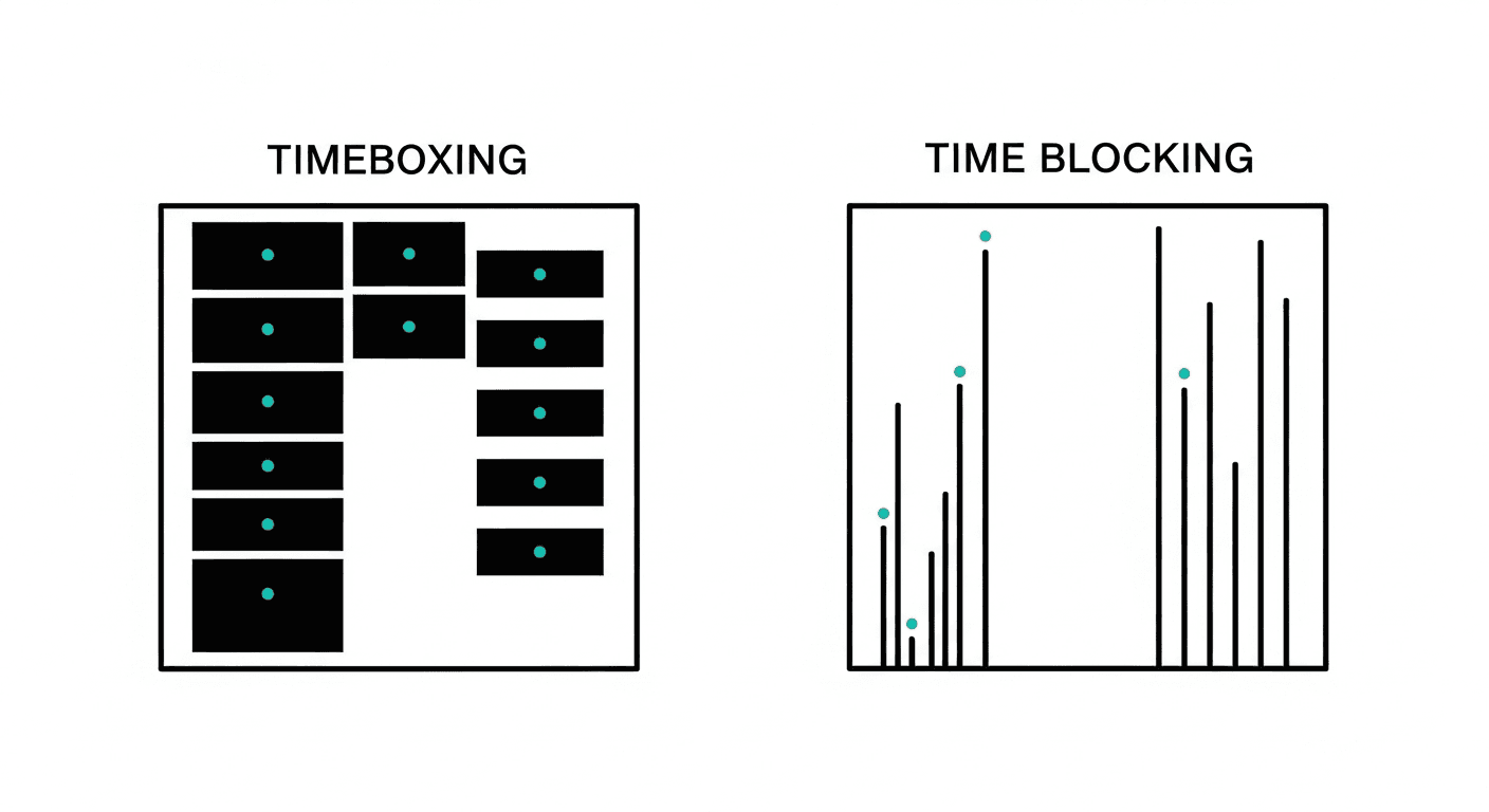 Timeboxing vs Time Blocking
